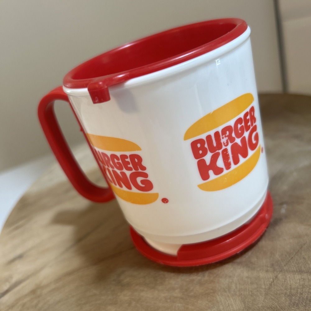 Whirley Burger King‎ Travel Coffee Mug 1980's
